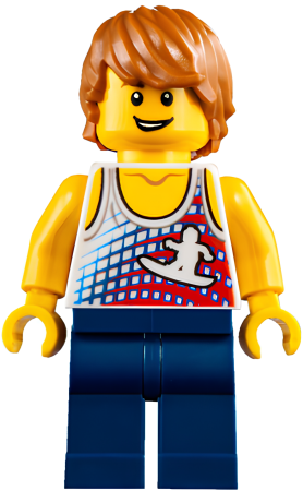 Минифигурка Lego Surfer, Male twn314